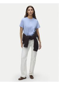 Vero Moda T-Shirt Sara 10311633 Błękitny Regular Fit. Kolor: niebieski. Materiał: bawełna #2