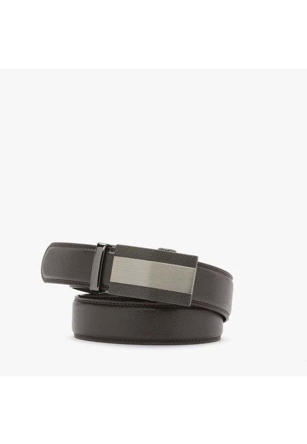 Ryłko - Skórzany pasek męski. Kolor: brązowy. Materiał: skóra. Styl: street