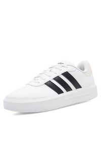 Adidas - adidas Sneakersy COURT PLATFORM HQ4532. Biały. Kolor: biały. Materiał: skóra. Obcas: na platformie