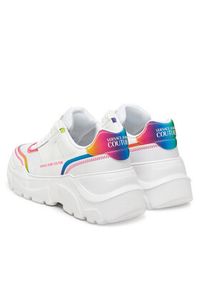 Versace Jeans Couture Sneakersy 78VA3SC4 Biały. Kolor: biały. Materiał: skóra #6