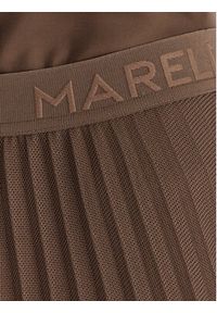 Marella Spódnica plisowana Gabbia 2613101085 Brązowy Regular Fit. Kolor: brązowy. Materiał: wiskoza, syntetyk #5