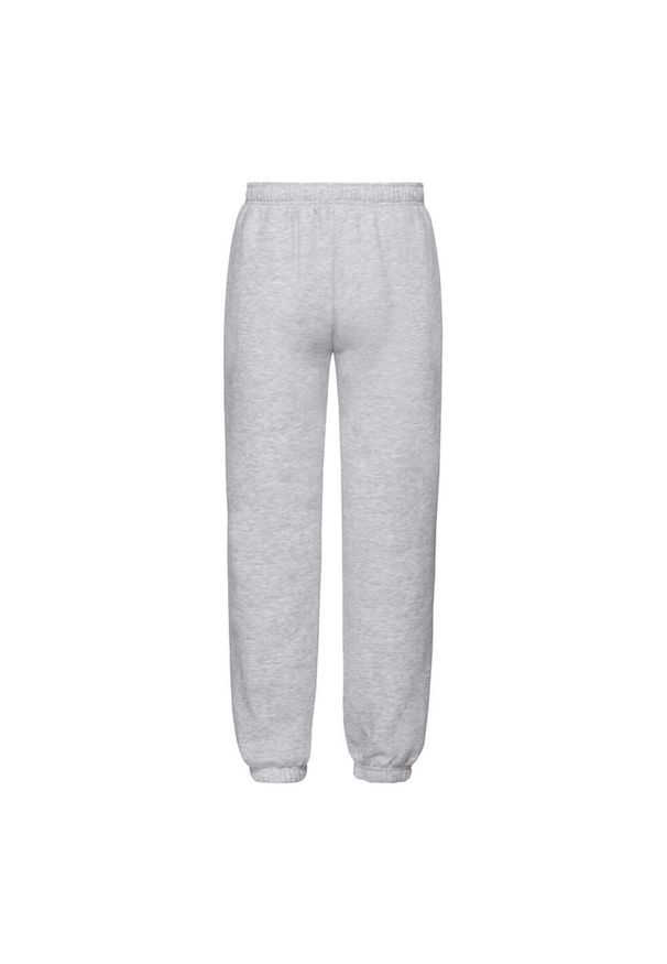 FRUIT OF THE LOOM - Spodnie Do Biegania Dla Dzieci/dzieci Premium Heather Z Elastycznymi Mankietami. Kolor: szary. Sezon: lato. Sport: turystyka piesza