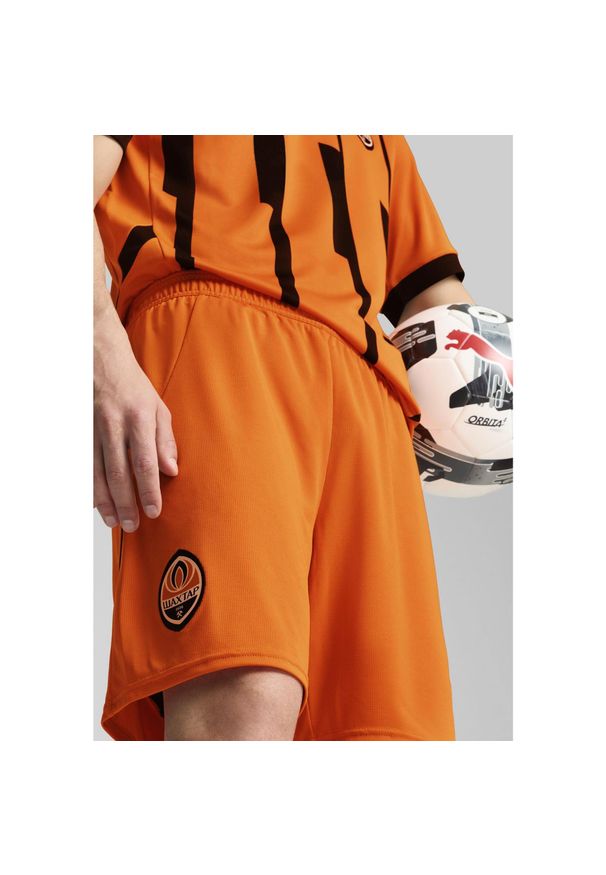 Puma - Męskie szorty FC Shakhtar Donetsk 24/25 PUMA Rickie Orange Black. Kolor: czarny. Sport: piłka nożna
