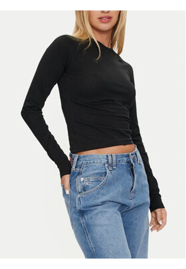 Noisy may - Noisy May Bluzka Katinka 27030885 Czarny Slim Fit. Kolor: czarny. Materiał: bawełna