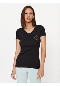 Emporio Armani Underwear T-Shirt 163321 3F223 00020 Czarny Slim Fit. Kolor: czarny. Materiał: bawełna