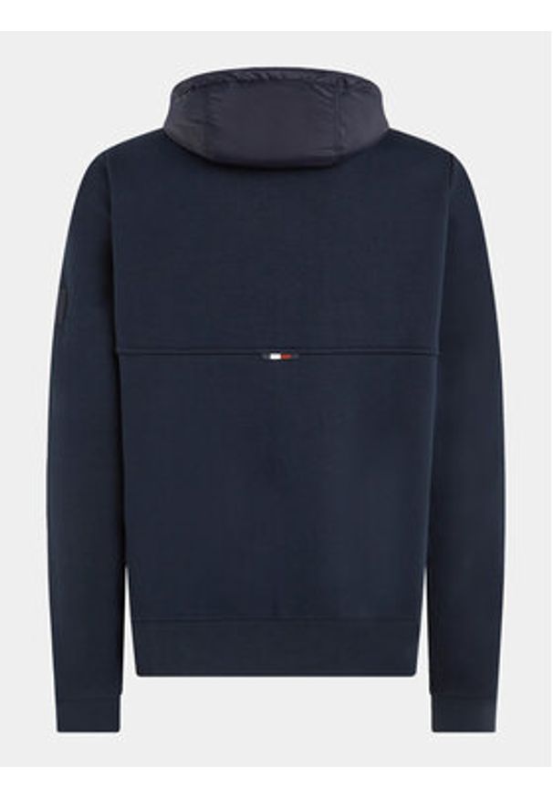 TOMMY HILFIGER - Tommy Hilfiger Kurtka przejściowa MW0MW31490 Granatowy Regular Fit. Kolor: niebieski. Materiał: bawełna, syntetyk
