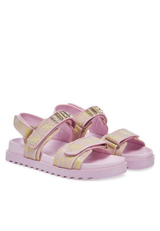 Guess Sandały FLJFDS FAL03 Różowy. Kolor: różowy. Materiał: materiał