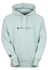 FUNDANGO - Bluza męska Fundango Talis z kapturem. Typ kołnierza: kaptur. Kolor: zielony. Styl: sportowy