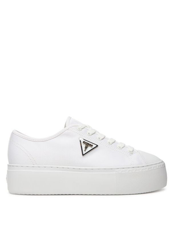 Guess Trampki FLJJZ3 FAB12 Biały. Kolor: biały. Materiał: materiał