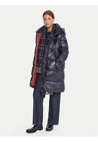 Blauer Płaszcz zimowy 25WBLDK02192 Granatowy Regular Fit. Kolor: niebieski. Materiał: syntetyk. Sezon: zima