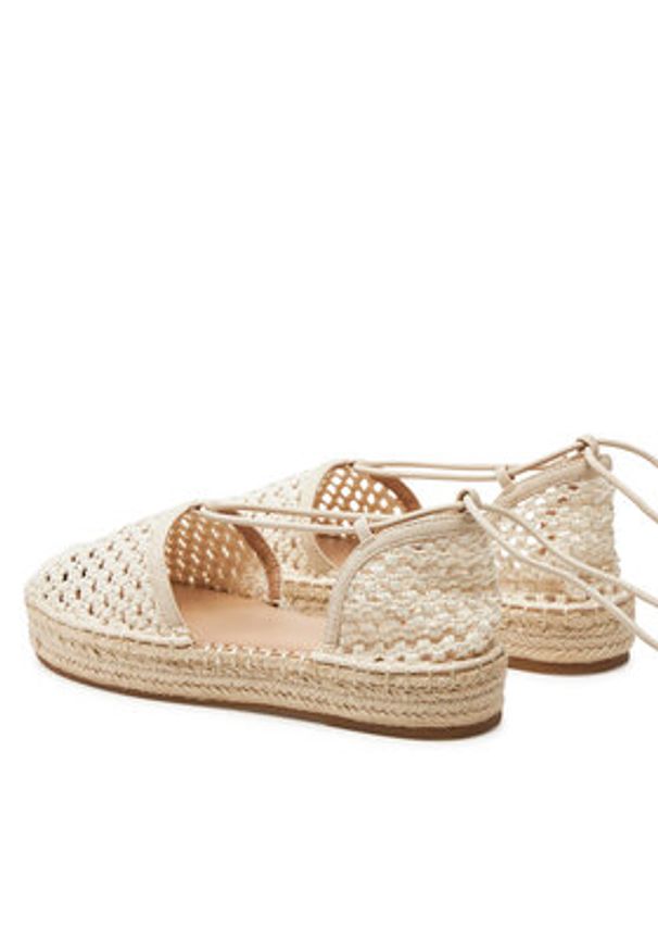 Aldo Espadryle Picot 13573899 Beżowy. Kolor: beżowy. Materiał: materiał
