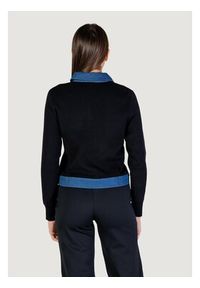 Morgan Kardigan 251-MNAKI Czarny Regular Fit. Kolor: czarny. Materiał: bawełna #4