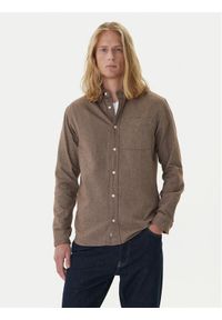 Jack & Jones - Jack&Jones Koszula Blubrook 12282353 Beżowy Regular Fit. Kolor: beżowy. Materiał: bawełna