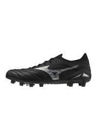 Buty piłkarskie męskie Mizuno Morelia Neo Iv Beta Elite Fg. Zapięcie: sznurówki. Kolor: czarny. Materiał: syntetyk, materiał. Szerokość cholewki: normalna. Sport: piłka nożna