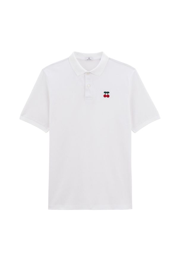 SERGE BLANCO - Polo Serge Blanco London. Typ kołnierza: polo. Kolor: biały