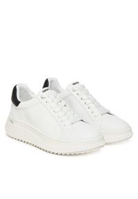DKNY Sneakersy K3522858 Biały. Kolor: biały. Materiał: skóra #5