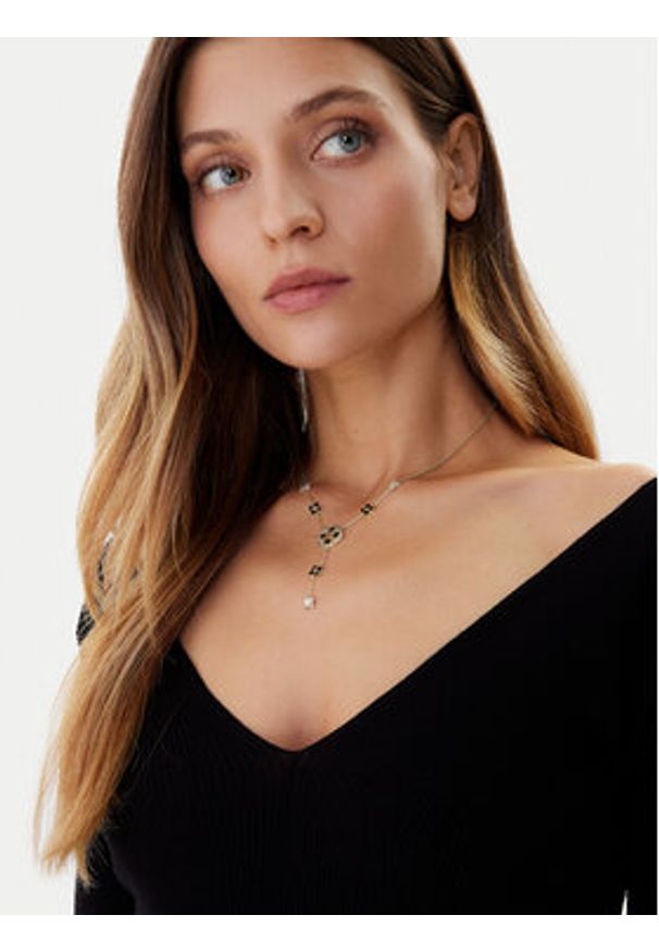 Guess Naszyjnik JUBN05 496JW Złoty. Materiał: metalowe. Kolor: złoty