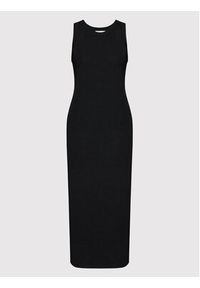 Simple Sukienka letnia SUD011 Czarny Slim Fit. Kolor: czarny. Materiał: syntetyk. Sezon: lato #6