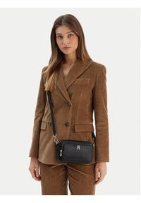 TOMMY HILFIGER - Tommy Hilfiger Torebka Th Icon Camera Bag AW0AW18120 Czarny. Kolor: czarny. Materiał: skórzane #5