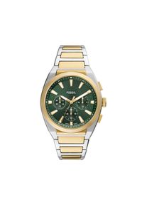 Fossil Zegarek Everett Chronograph FS6106 Złoty. Kolor: złoty