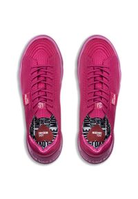 Sneakersy damskie różowe Love Moschino JA15594G0EIZL604. Kolor: różowy. Wzór: kolorowy