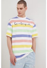 Karl Kani t-shirt bawełniany z aplikacją. Materiał: bawełna. Wzór: aplikacja