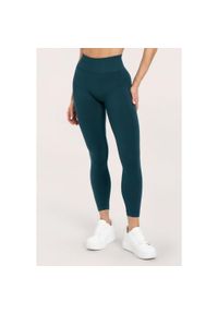 GYM GLAMOUR - Legginsy fitness damskie Gym Glamour flexible 2.0. Kolor: zielony. Sport: fitness