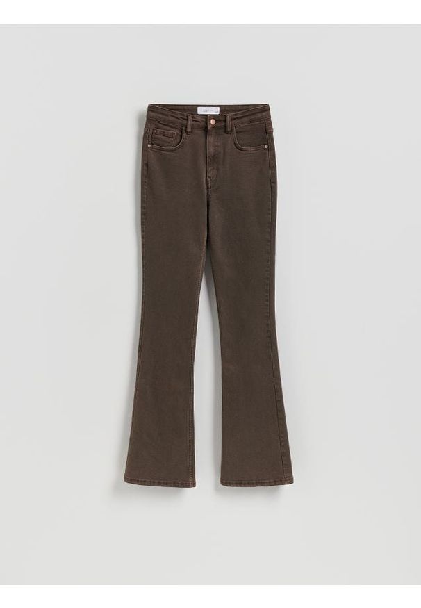 Reserved - Jeansy flare bootcut - dark grey jeans