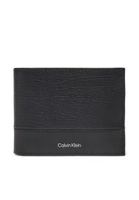Calvin Klein Portfel męski Subtle Mix Trifold 10Cc W/Coin K50K512847 Czarny. Kolor: czarny. Materiał: skóra