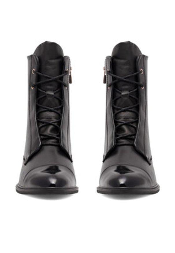 Sergio Bardi Trzewiki RST-A1008-02SB Czarny. Kolor: czarny. Materiał: skóra