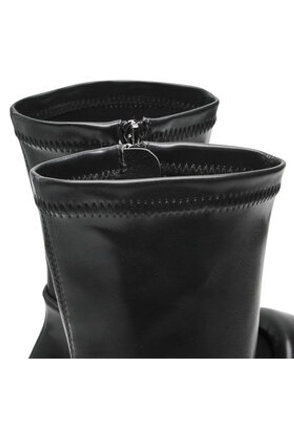 Jenny Fairy Botki HZ90162-2 Czarny. Kolor: czarny. Materiał: skóra