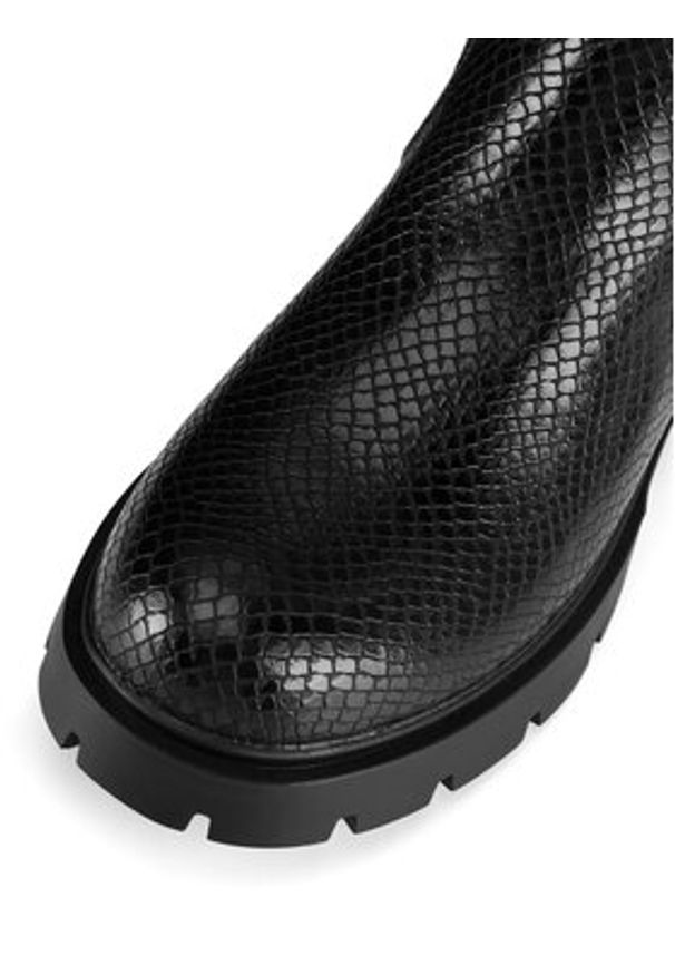 Jenny Fairy Botki WS6307-06 Czarny. Kolor: czarny. Materiał: skóra