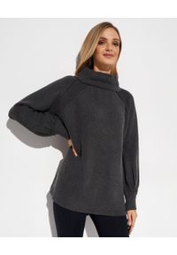 FREE PEOPLE - Szary sweter oversize. Kolor: szary
