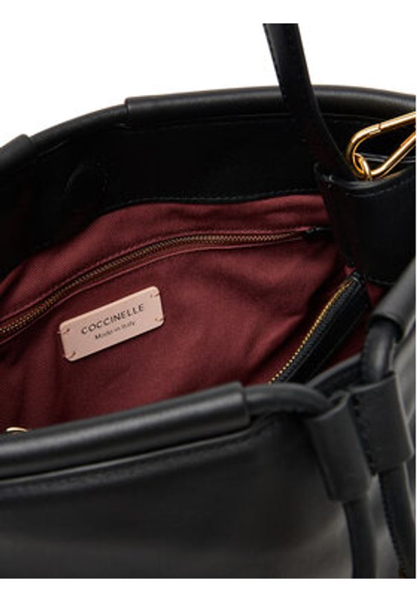 Coccinelle Torebka T1F Coccinelelisbet E1 T1F 18 01 01 Czarny. Kolor: czarny. Materiał: skórzane