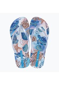 Klapki damskie Ipanema Verao Tropical. Kolor: niebieski