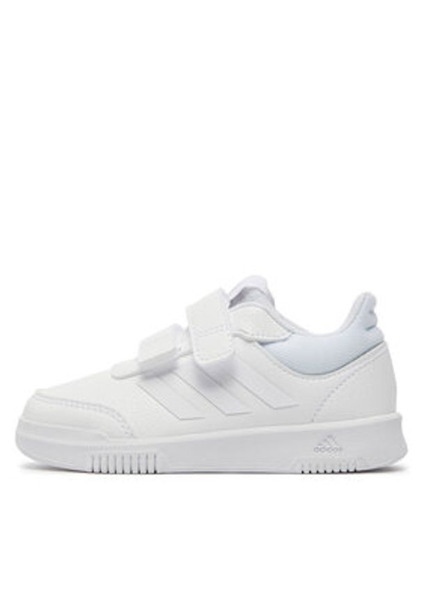 Adidas - adidas Sneakersy Tensaur Sport Training Hook and Loop Shoes GW1987 Biały. Kolor: biały. Materiał: skóra