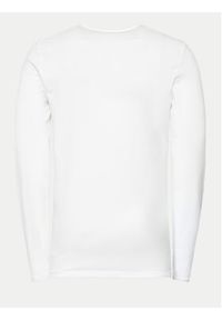 VERSACE - Versace Longsleeve AUU01007 1A10011 Biały Regular Fit. Kolor: biały. Materiał: bawełna. Długość rękawa: długi rękaw #6