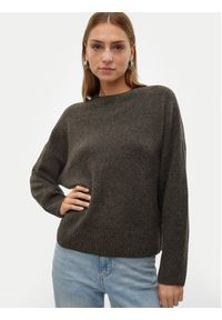 Vero Moda Sweter Boom 10320463 Brązowy Loose Fit. Kolor: brązowy. Materiał: syntetyk #3