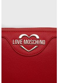 Love Moschino - Torebka. Kolor: czerwony