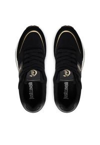 Just Cavalli Sneakersy 80RA3SJ1 ZSE48 Czarny. Kolor: czarny. Materiał: materiał #2