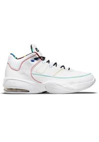 Buty koszykarskie męskie Nike Jordan Max Aura 3. Zapięcie: sznurówki. Kolor: biały. Materiał: materiał. Szerokość cholewki: normalna