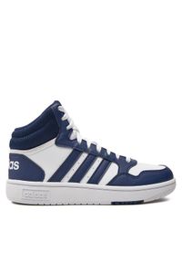 Adidas - adidas Sneakersy Hoops Mid IG3717 Biały. Kolor: biały