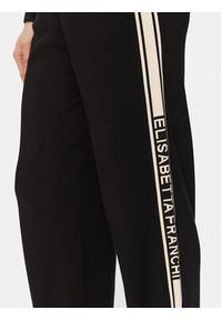 Elisabetta Franchi Kombinezon KT-54S-51E2 Czarny Regular Fit. Kolor: czarny. Materiał: wiskoza