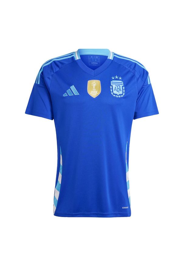 Adidas - Koszulka Argentina 24 Away. Kolor: niebieski. Materiał: materiał
