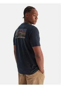 Quiksilver T-Shirt Light Waves SS EQYZT08175 Granatowy Comfort Fit. Kolor: niebieski. Materiał: bawełna #5