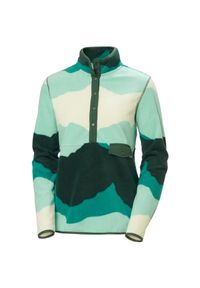 Damska bluza dresowa Helly Hansen Maridalen. Kolor: niebieski. Materiał: dresówka. Wzór: nadruk. Sport: turystyka piesza #1