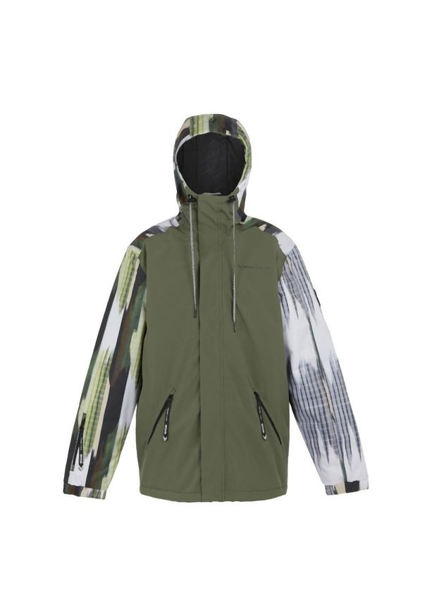 Kurtka puchowa Regatta Christian Lacroix Lunel. Kolor: zielony. Materiał: puch. Sport: turystyka piesza