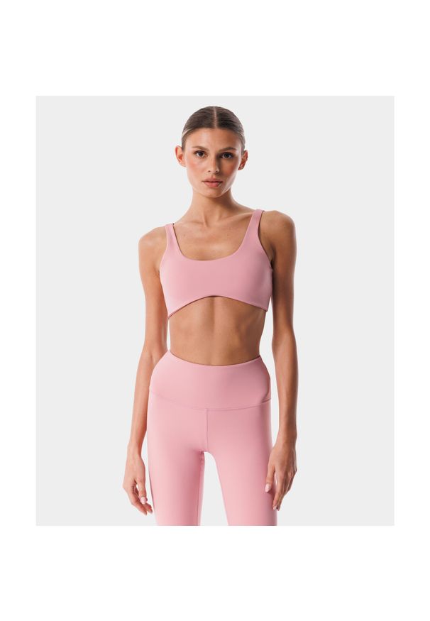 Biustonosz sportowy z regulacją Carpatree Balletcore. Kolor: różowy. Sport: fitness