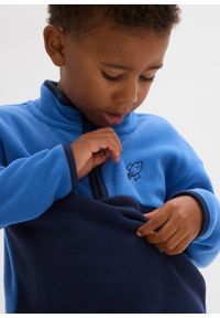 bonprix - Bluza z polaru zapinana na zamek. Kolor: niebieski. Materiał: polar #3