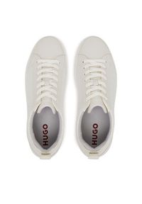 Hugo - HUGO Sneakersy Morien Tenn 50541696 Biały. Kolor: biały. Materiał: skóra